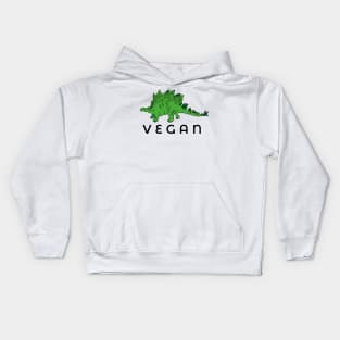 Vegan Dinosaur Stegosaurus Kids Hoodie